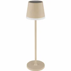 Luminaires Globo Lighting Lampe de table d'extérieur, Lampe solaire LED Sable, Blanc, 1 lumière