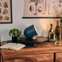 Luminaires Scandinaves-hofstein Lampe de table Drice Écru, 1 lumière