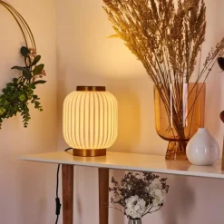 hofstein Lampe de table Dyce Laiton, 1 lumière