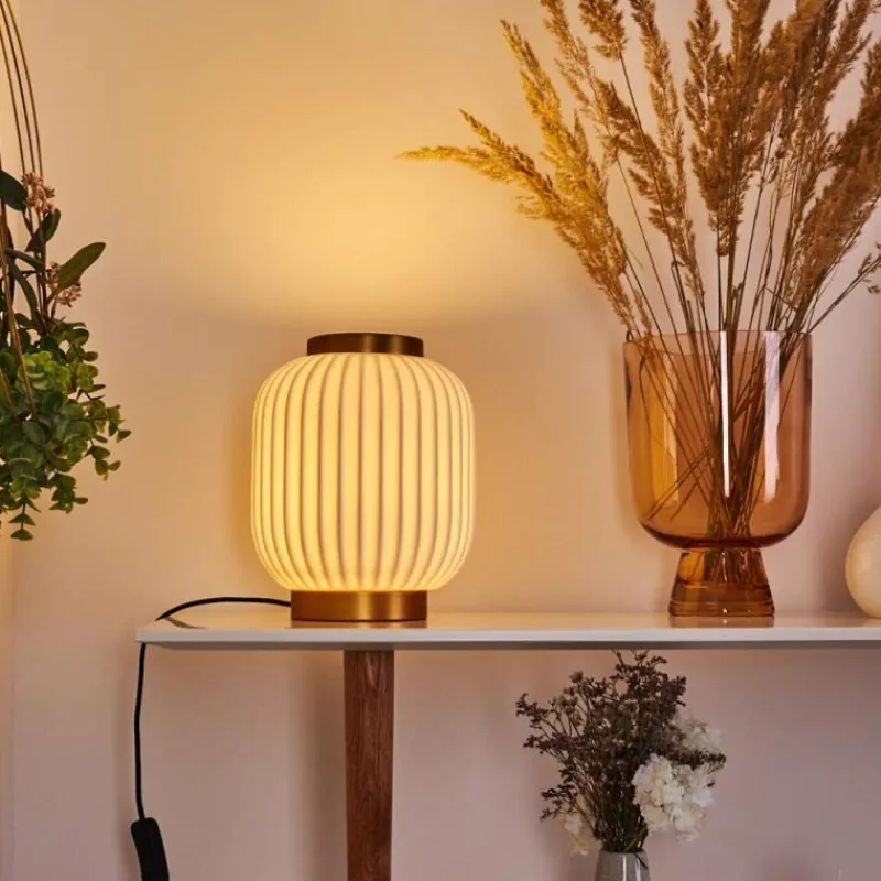 hofstein Lampe de table Dyce Laiton, 1 lumière