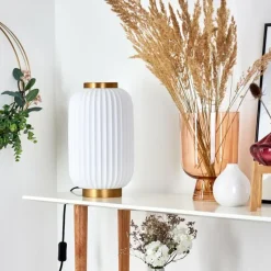 hofstein Lampe de table Dyce Laiton, 1 lumière