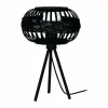 Style Boho-Chic-Luminaires Eglo Lampe de table Eglo AMSFIELD Noir, 1 lumière