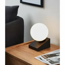 Luminaires Eglo Lampe de table Eglo BILBANA Noir, 1 lumière