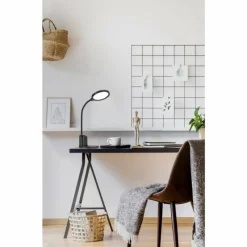 Luminaires Eglo Lampe de table Eglo BROLINI LED Noir, 1 lumière* Éclairage Led