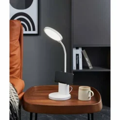 Luminaires Eglo Lampe de table Eglo BROLINI LED Blanc, 1 lumière* Éclairage Led