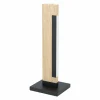 Lampes En Bois-Luminaires Eglo Lampe de table Eglo CAMACHO LED Brun, Noir, 1 lumière