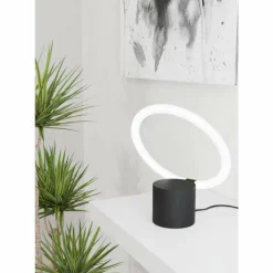 Luminaires Eglo Lampe de table Eglo CARANACOA LED Noir, 1 lumière* Éclairage Led