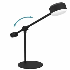 Luminaires Eglo Lampe de table Eglo CLAVELLINA LED Noir, 1 lumière* Lampes À Poser