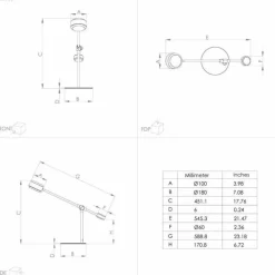 Luminaires Eglo Lampe de table Eglo CLAVELLINA LED Noir, 1 lumière* Lampes À Poser