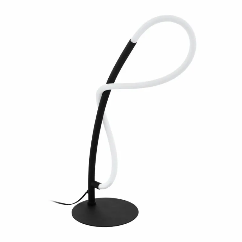 Luminaires Eglo Lampe de table Eglo EGIDONELLA LED Noir, 1 lumière* Éclairage Led