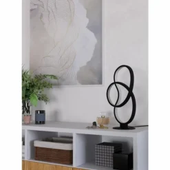 Luminaires Eglo Lampe de table Eglo GIANELLA LED Noir, 1 lumière* Éclairage Led