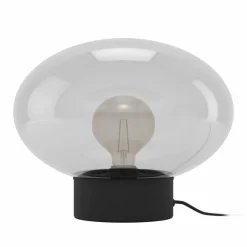 Suspension Verre Fumé-Luminaires Eglo Lampe de table Eglo MADONNINA Noir, 1 lumière