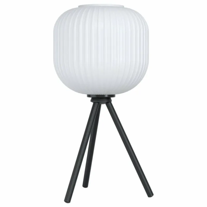 Luminaires Eglo Lampe de table Eglo MANTUNALLE Noir, 1 lumière