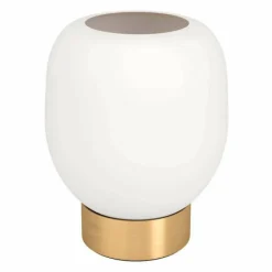 Luminaires Eglo Lampe de table Eglo MANZANARES Or, Laiton, 1 lumière
