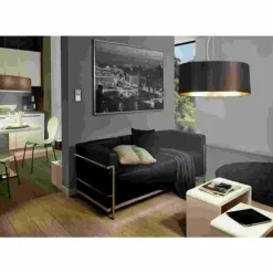 Lampes En Tissu-Luminaires Eglo Lampe de table Eglo MASERLO Nickel mat, 1 lumière