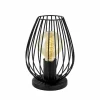 Lampes Vintages & Rétros-Luminaires Eglo Lampe de table Eglo NEWTOWN Noir, 1 lumière