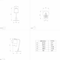 Luminaires Eglo Lampe de table Eglo ONEDA Noir, Blanc, 1 lumière* Lampes À Poser