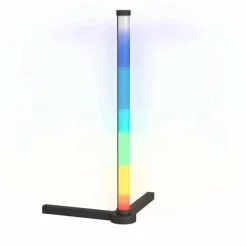 Luminaires Eglo Lampe de table Eglo RGBIC LED Noir, 1 lumière, Télécommandes, Changeur de couleurs* Éclairage Led