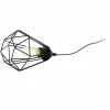 Lampes Vintages & Rétros-Luminaires Eglo Lampe de table Eglo TARBES Noir, 1 lumière