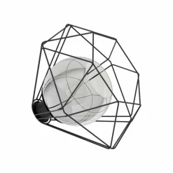 Luminaires Eglo Lampe de table Eglo VERNHAM Noir, 1 lumière