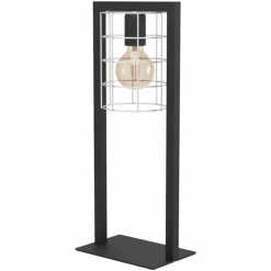 Lampes Industrielles-Luminaires Eglo Lampe de table Eglo-Leuchten JUBILY Noir, 1 lumière