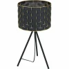 Lampes En Tissu-Luminaires Eglo Lampe de table Eglo-Leuchten MARASALES Noir, 1 lumière