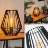 Lampes Industrielles-hofstein Lampe de table Emporia Noir, 1 lumière