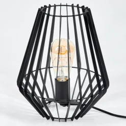 Lampes Industrielles-hofstein Lampe de table Emporia Noir, 1 lumière