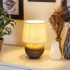 Lampes En Tissu-hofstein Lampe de table Exchange Brun, 1 lumière