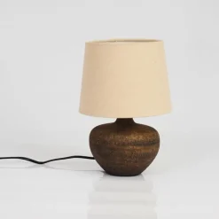 Lampes En Tissu-hofstein Lampe de table Exchange Brun, 1 lumière