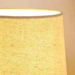 Lampes En Tissu-hofstein Lampe de table Exchange Brun, 1 lumière