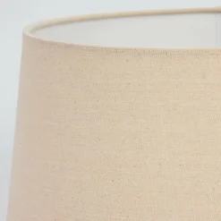 Lampes En Tissu-hofstein Lampe de table Exchange Brun, Blanc, 1 lumière