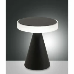 Luminaires Fabas Luce Lampe de table Fabas Luce Neutra LED Noir, 1 lumière