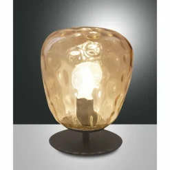 Luminaires Fabas Luce Lampe de table Fabas Luce Gisella Noir, 1 lumière