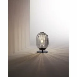 Luminaires Fabas Luce Lampe de table Fabas Luce Infinity Noir, 1 lumière