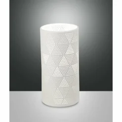 Luminaires Fabas Luce Lampe de table Fabas Luce Micol Blanc, 1 lumière* Lampes À Poser