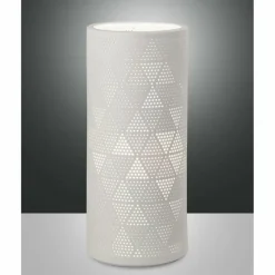 Luminaires Fabas Luce Lampe de table Fabas Luce Micol Blanc, 1 lumière* Lampes À Poser