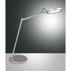 Luminaires Fabas Luce Lampe de table Fabas Luce Regina LED Aluminium, 1 lumière