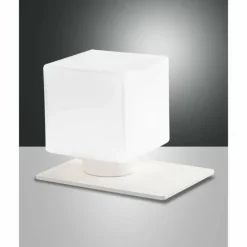 Luminaires Fabas Luce Lampe de table Fabas Luce Zara LED Blanc, 1 lumière