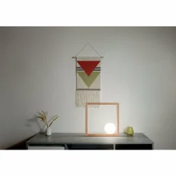 Lampes En Bois-Luminaires Fabas Luce Lampe de table Fabas Luce Kark LED Écru, 1 lumière