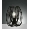 Lampes Vintages & Rétros-Luminaires Fabas Luce Lampe de table Fabas Luce Camp Noir, 1 lumière