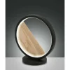 Lampes En Bois-Luminaires Fabas Luce Lampe de table Fabas Luce Pierre LED Écru, Noir, 1 lumière