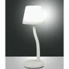 Luminaires Fabas Luce Lampe de table Fabas Luce Ibla LED Blanc, 1 lumière