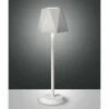 Luminaires Fabas Luce Lampe de table Fabas-Luce KATY LED Blanc, 1 lumière