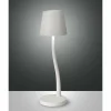 Luminaires Fabas Luce Lampe de table Fabas-Luce JUDY LED Blanc, 1 lumière