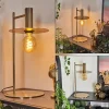Lampes Vintages & Rétros-hofstein Lampe de table Faido Laiton, 1 lumière