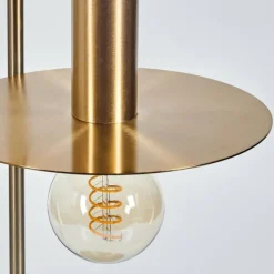 Lampes Vintages & Rétros-hofstein Lampe de table Faido Laiton, 1 lumière