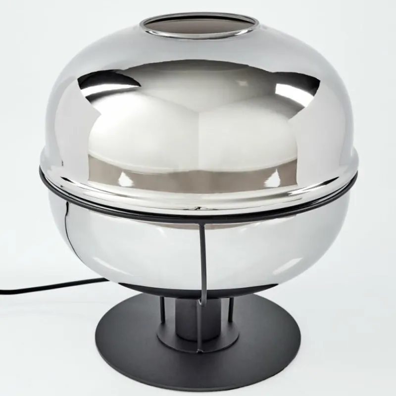 Suspension Verre Fumé-hofstein Lampe de table Feiro Noir, 1 lumière