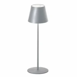 FHL easy Lampe de table Cosenza LED Argenté, 1 lumière, Changeur de couleurs* Éclairage Led