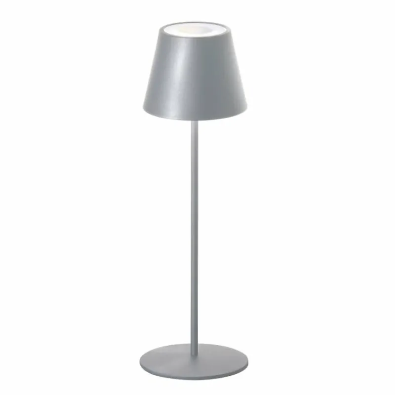 FHL easy Lampe de table Cosenza LED Argenté, 1 lumière, Changeur de couleurs* Éclairage Led